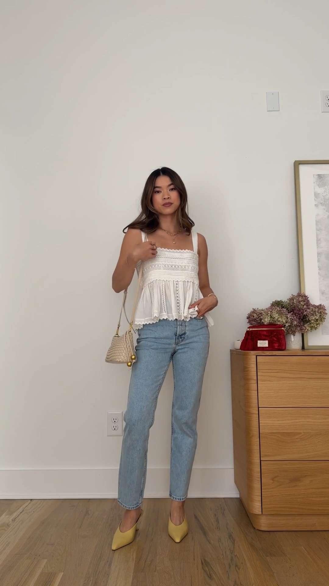 Sizing info:
•Top size 2
•Jeans size 2 in ecru

petite fashion, get dressed with me, outfit inspiration, ootd, nashville outfit, Nashville influencer, petite style, vacation style, casual outfits, mom style, petite pants, spring outfits, spring outfit info, spring pants, spring outfit idea, spring top, spring bag, spring blouse, summer top, spring shoes, Spring jeans, jeans, sezane jeans, white jeans  
@SEZANE 
 

#LTKSeasonal #LTKPetite #LTKootd