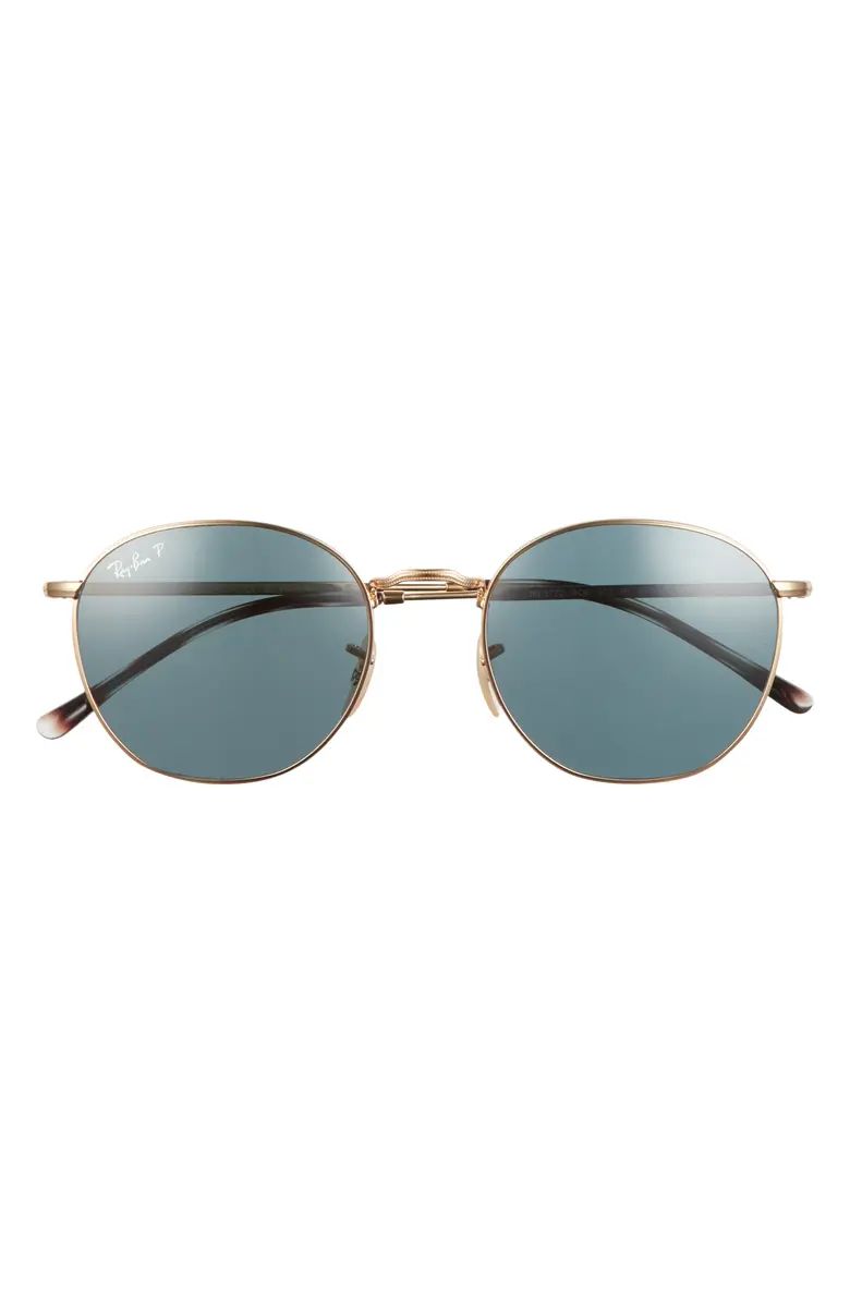 54mm Polarized Round Sunglasses | Nordstrom