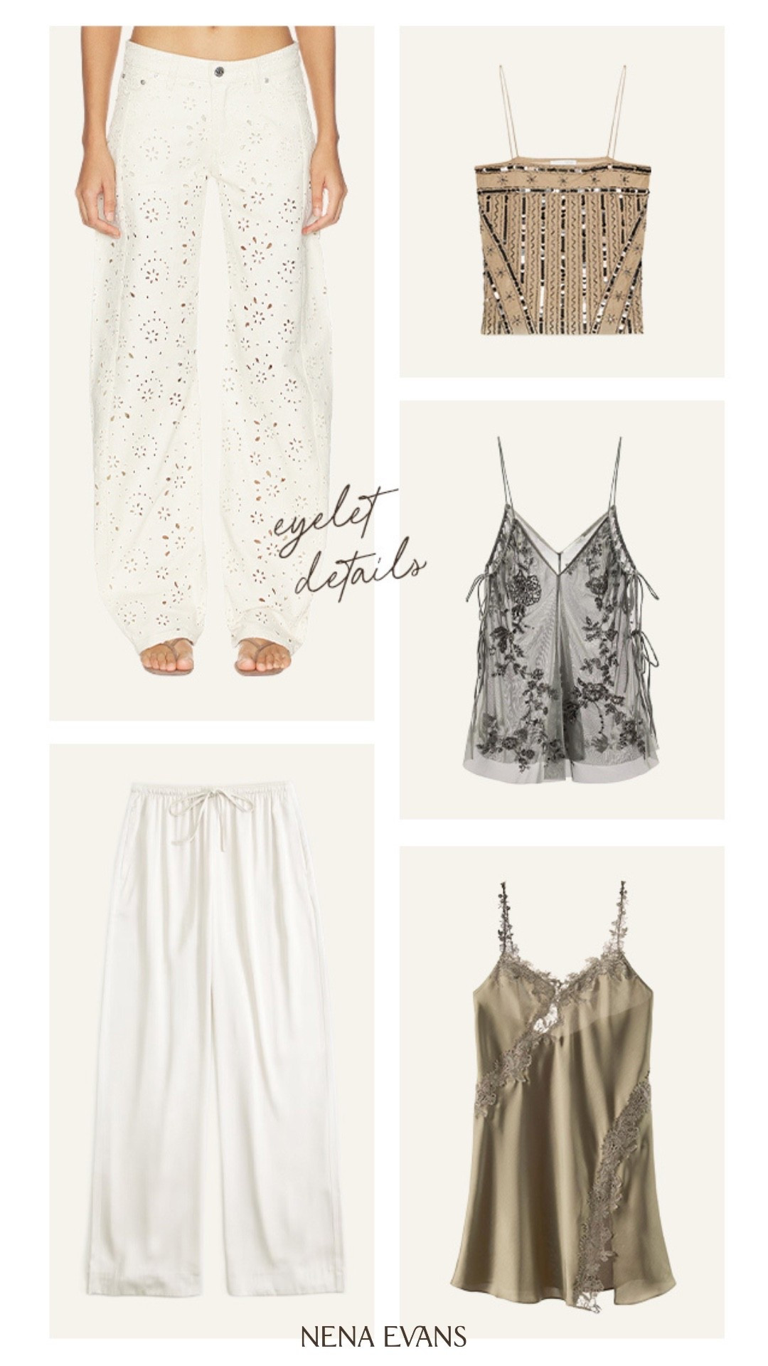 Spring trends: Embellished Details ✨

spring outfit, spring style, spring fashion, casual outfit, date night outfit, spring dress, lace, sequins, silk pants 

#LTKootd #LTKSeasonal