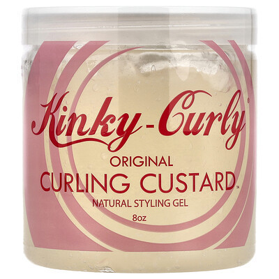 Kinky-Curly, Original Curling Custard™, Natural Styling Gel, 8 oz | iHerb
