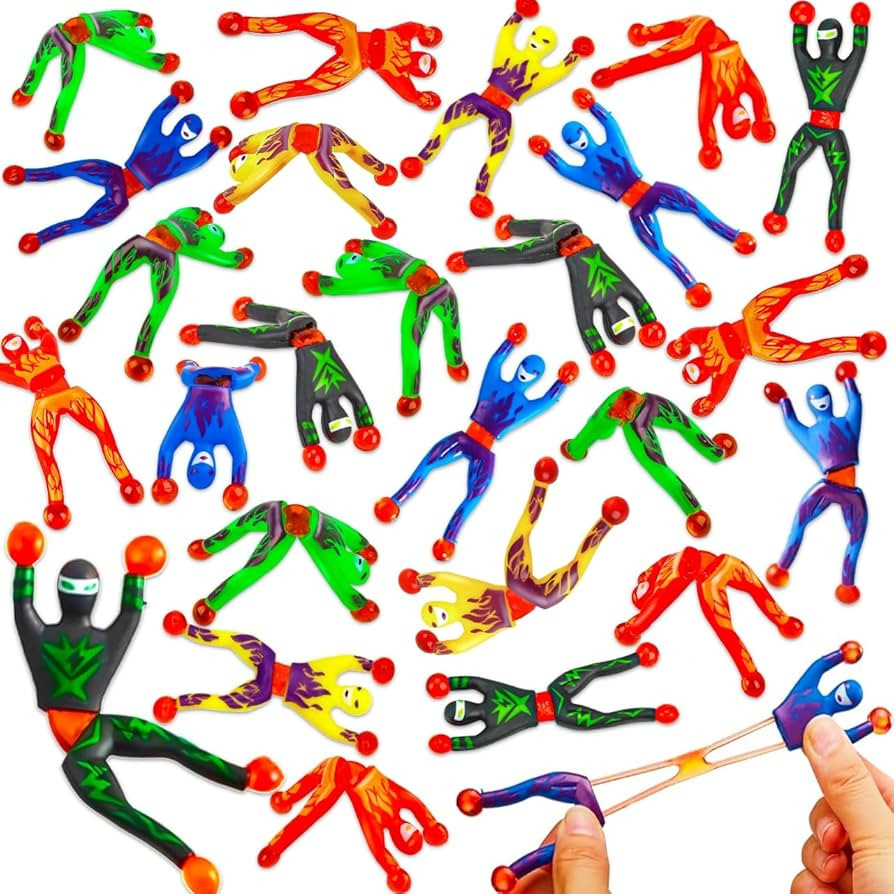 35PCS Sticky Wall Climbers, Climbing Man Sticky Toys Ninja Party Favors Fidget Sensory Toy Egg Fi... | Amazon (US)