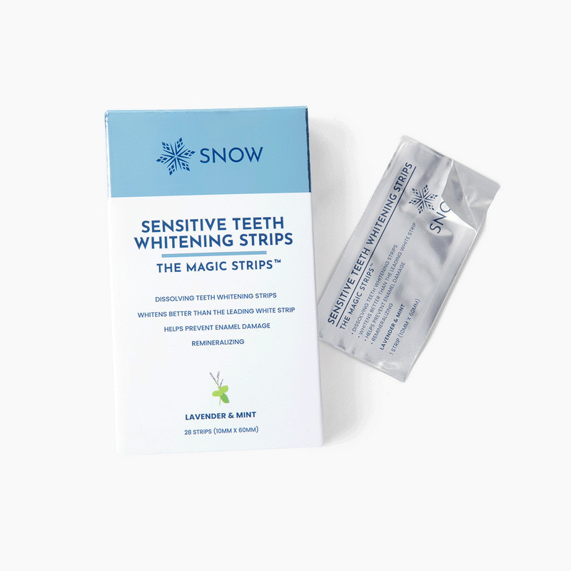 Sensitive Snow Strips™ Dissolvable Teeth Whitening Strips with Snowactives™ | Try Snow