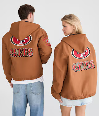 San Francisco 49ers Hooded Workwear Jacket | Aeropostale