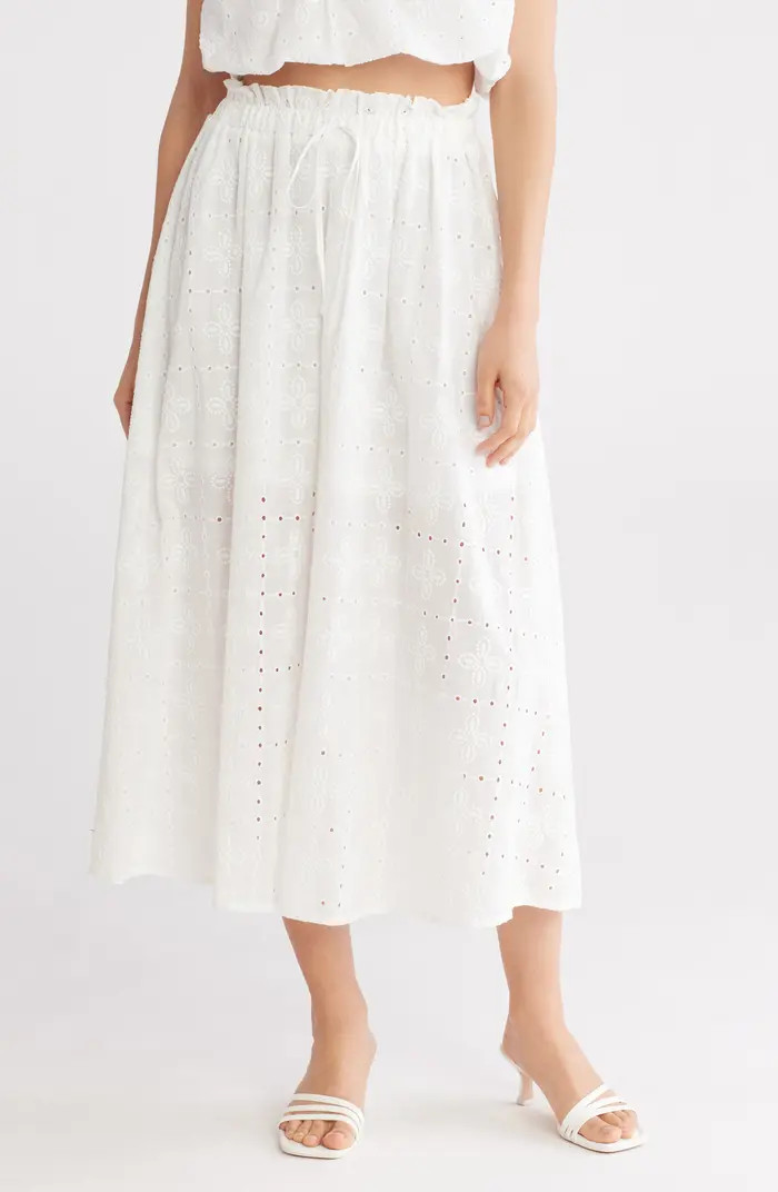 Blu Pepper Eyelet Maxi Skirt | Nordstromrack | Nordstrom Rack