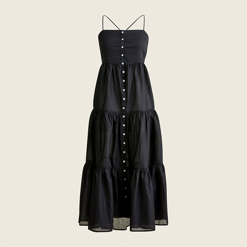 Cotton voile tiered maxi dress | J. Crew US