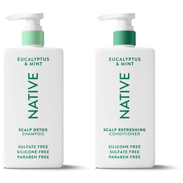 Native Scalp Eucalyptus & Mint Shampoo and Conditioner Regimen | Walmart (US)