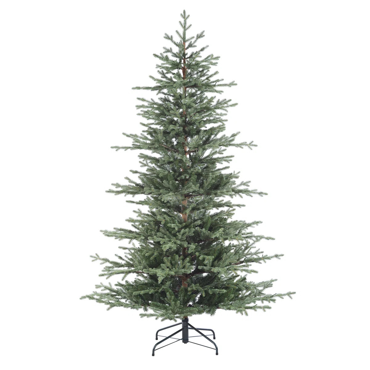 Haute Decor 7 Foot Pre-Lit Alberta Alpine Fir Christmas Tree with 400 Warm White LED Lights - Nat... | Wayfair North America