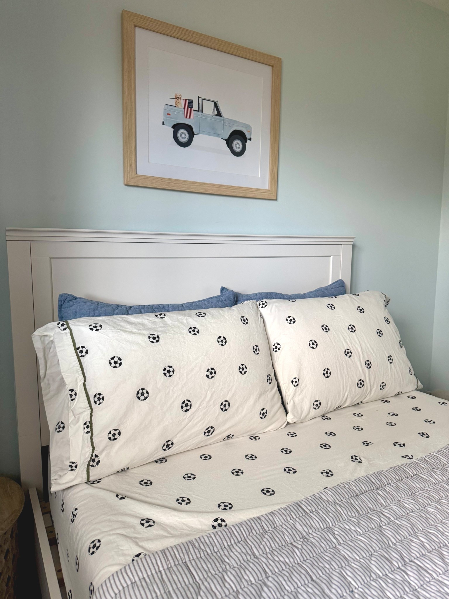 Soccer ball sheets from pillowfort at target are the cutest for a boys room. 

Soccer ball sheets sport sheets
New arrivals at target
Pillowfort at target 

#LTKHome #LTKdayinmylife #LTKKids