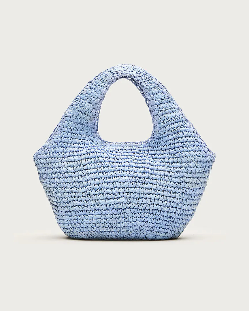 Small handknotted straw tote | J. Crew US