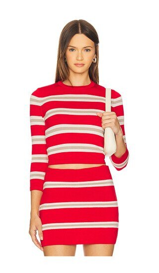 SEROYA Cruz Top in Red. - size XS | Revolve Clothing (Global)