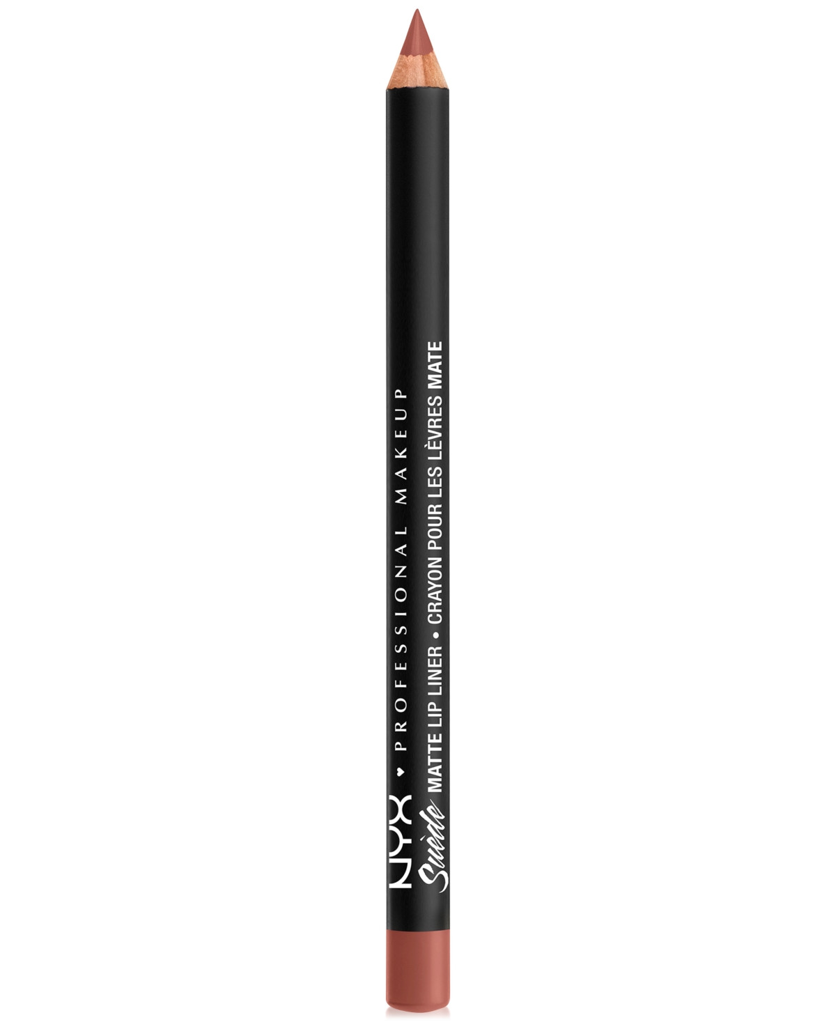 Nyx Professional Makeup Suede Matte Lip Liner - Free Spirit (med nude with pink) | Macy's