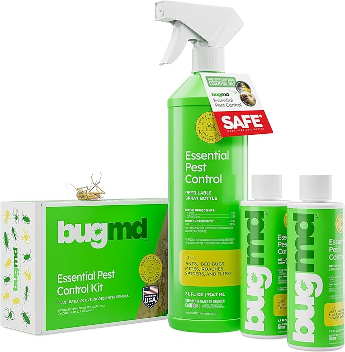 BugMD Ant Killer & Bug Spray - Roach and Cockroach Killer Indoor, Spider Spray for Home, Fly and ... | Amazon (US)