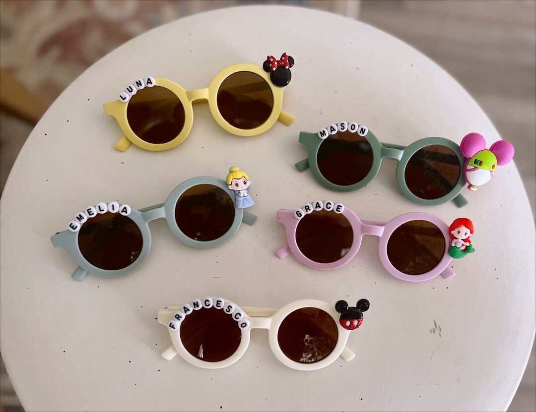 Disney Accessory Sunglasses For Kid Baby Toddler Personalized Cute Princess Mickey or Minnie Disn... | Etsy (US)