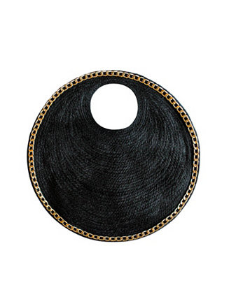 SOLO FIG Mini Jute Straw Bag With Gold chain | Macy's