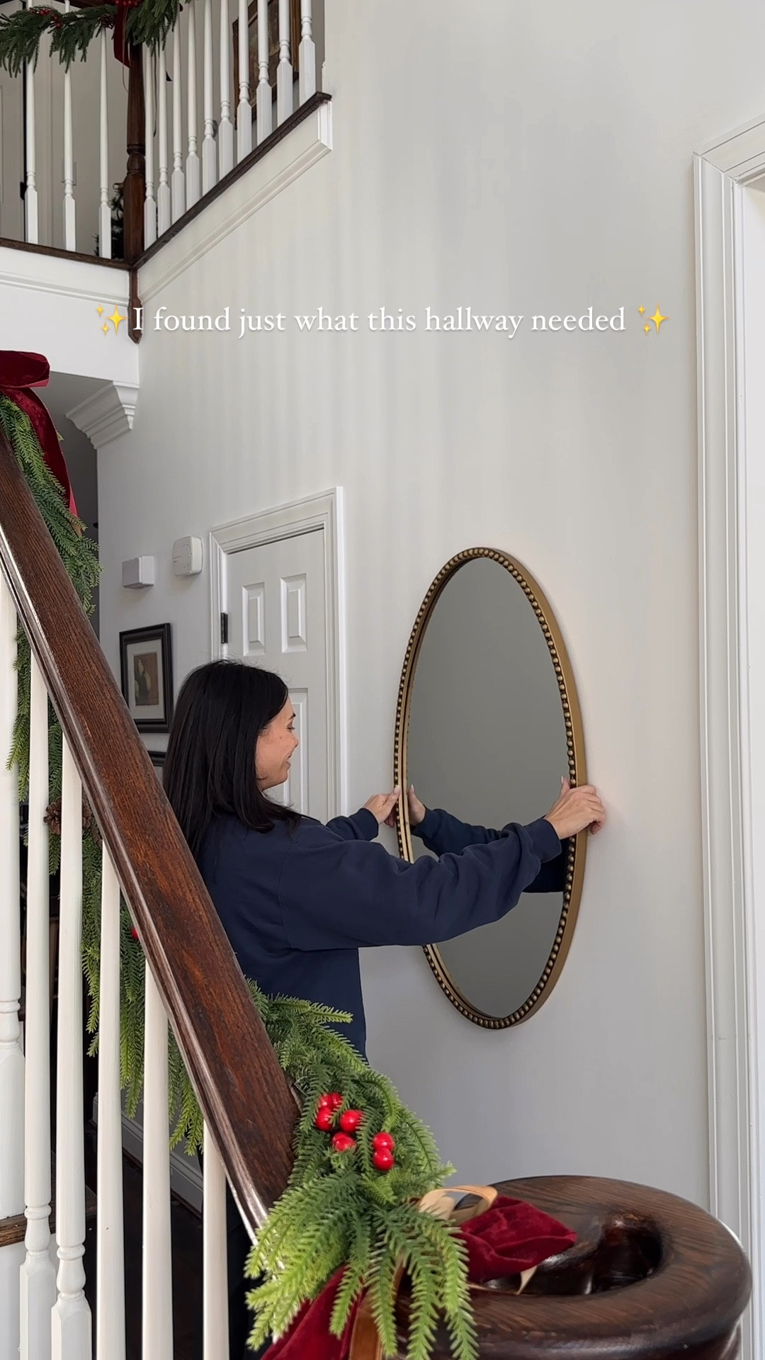 The perfect addition to our hallway! This gorgeous traditional gold oval mirror! 

#LTKGiftGuide #LTKHome #LTKStyleTip