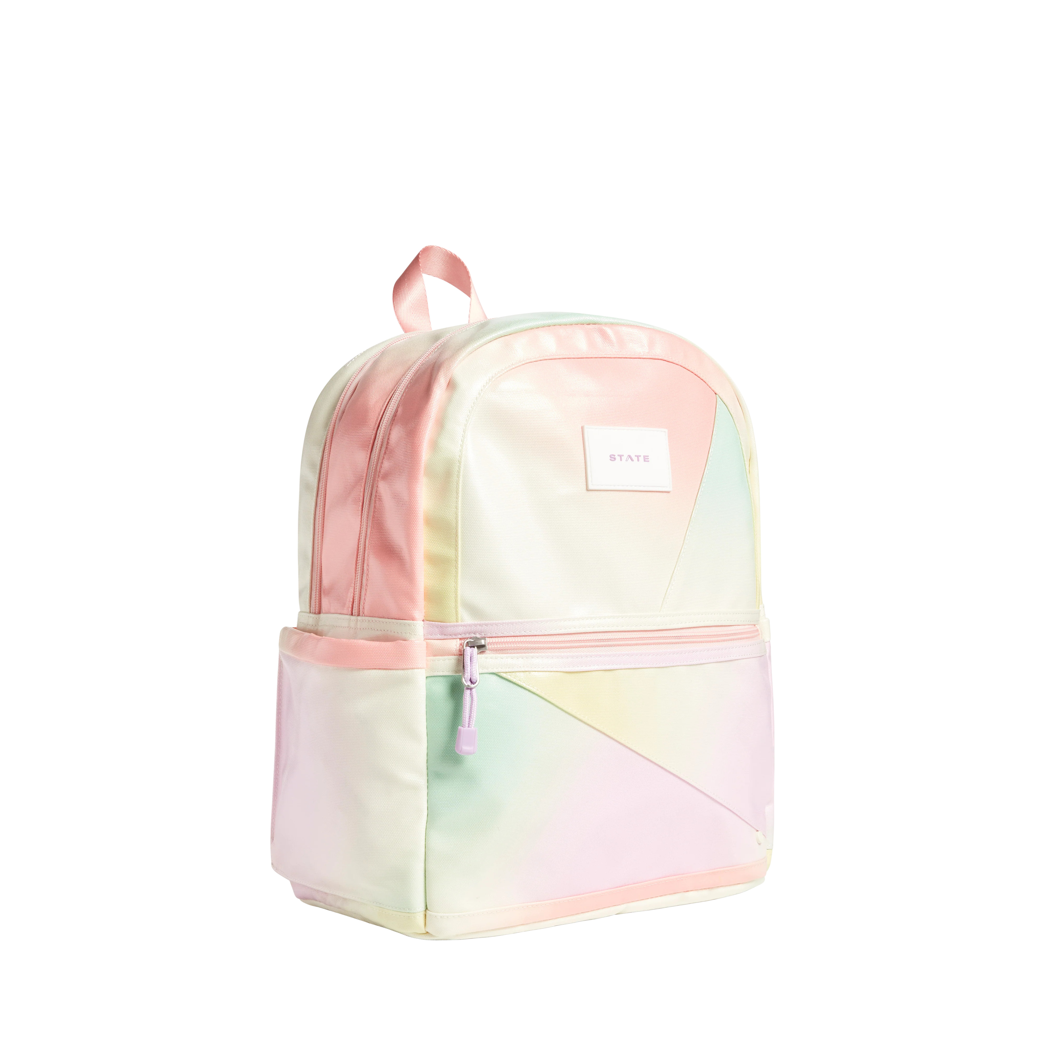 STATE Bags | Kane Kids Double Pocket Backpack Metallic Tie Dye Patchwork | Back to School | Trave... | STATE Bags