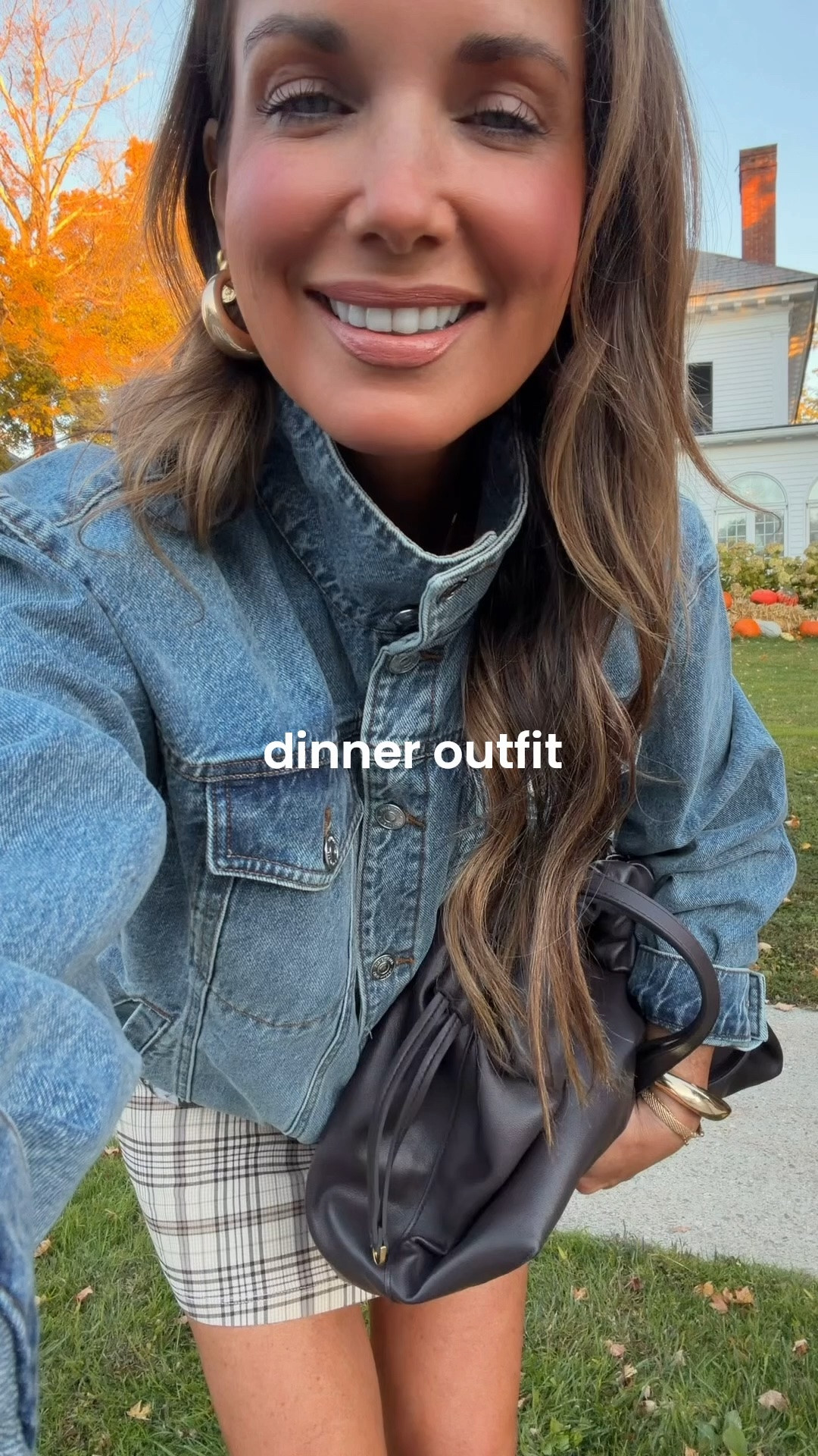 Dinner outfit check!! 
Linking as much as I can. 
Bella & I are wearing size small in jackets. 
Size medium in skorts.