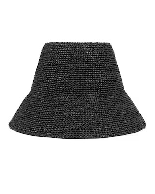 Janessa Leone Felix Bucket Hat in Black | FWRD | FWRD 