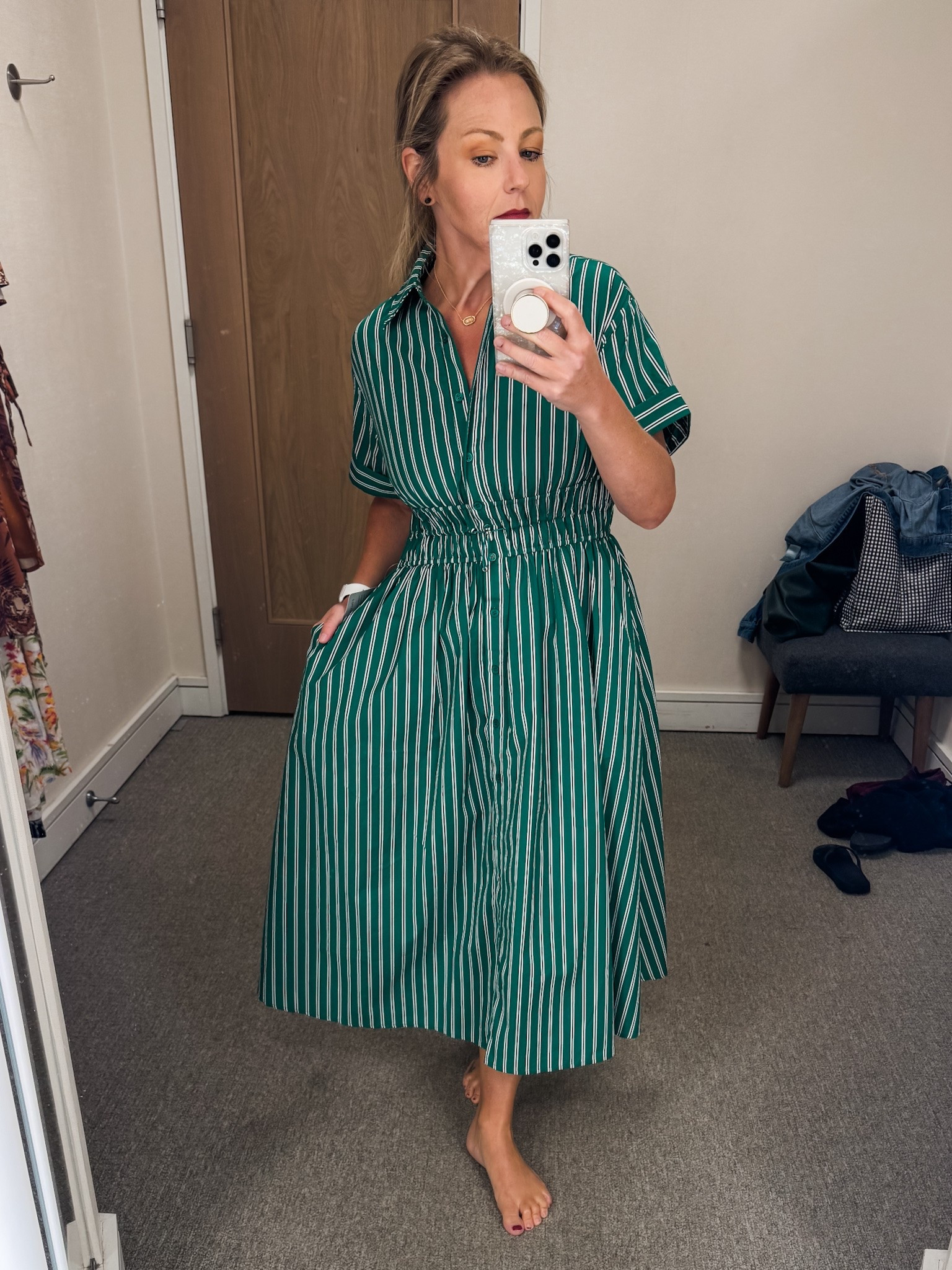 This dress is 40% off and is one of the most link requested things I’ve shared! Obsessed with the cut. Wearing an XS

#LTKSaleAlert #LTKPetite #LTKOver40