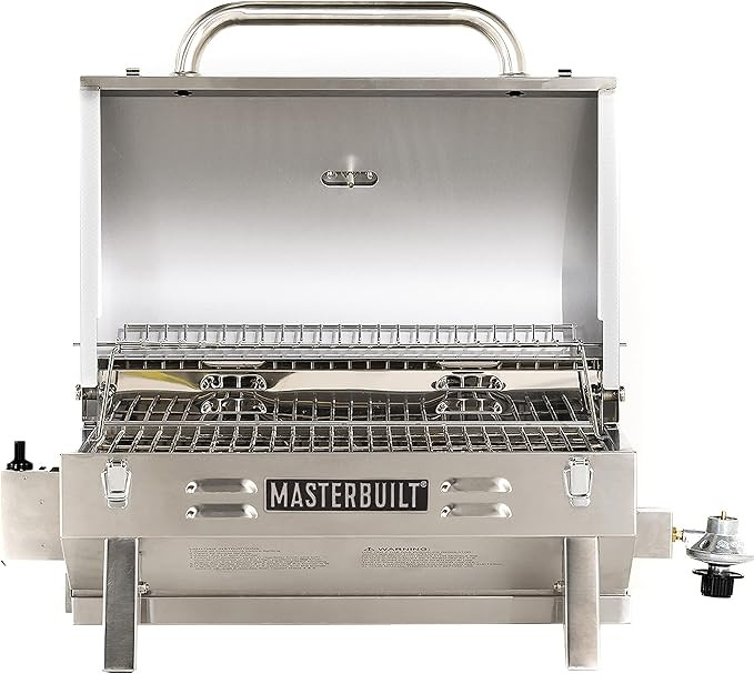 Masterbuilt MB20030819 Portable Propane Grill, Stainless Steel | Amazon (US)