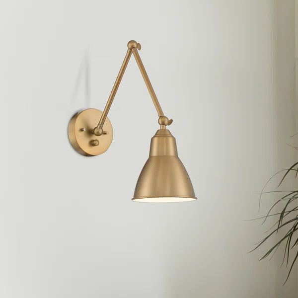 Janelle Steel Swing Arm Sconce | Wayfair North America
