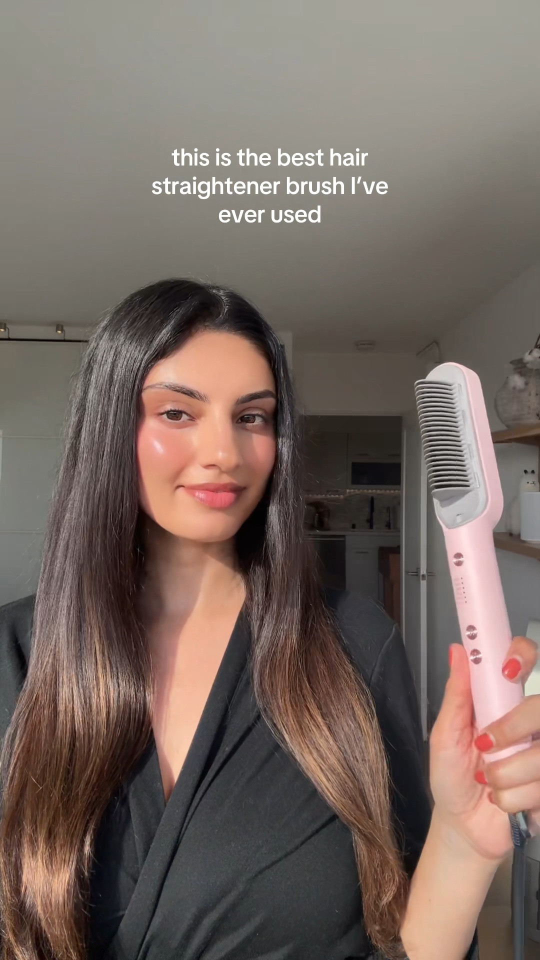 Sleek, shiny, and effortlessly smooth hair in minutes 💁‍♀️✨ This Wavytalk hair straightener brush makes styling so easy — perfect for busy mornings or when you just want that polished, salon look at home. Smooths, adds shine, and keeps hair looking naturally flawless all day 🤍

#LTKBeauty #LTKSaleAlert #LTKStyleTip