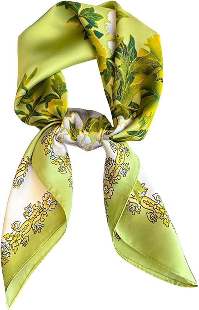 Dailyacc Hair Bandanas Scarf For Women Lightweight Fashion Neck Silk Satin Head Scarves For Sleep... | Amazon (US)