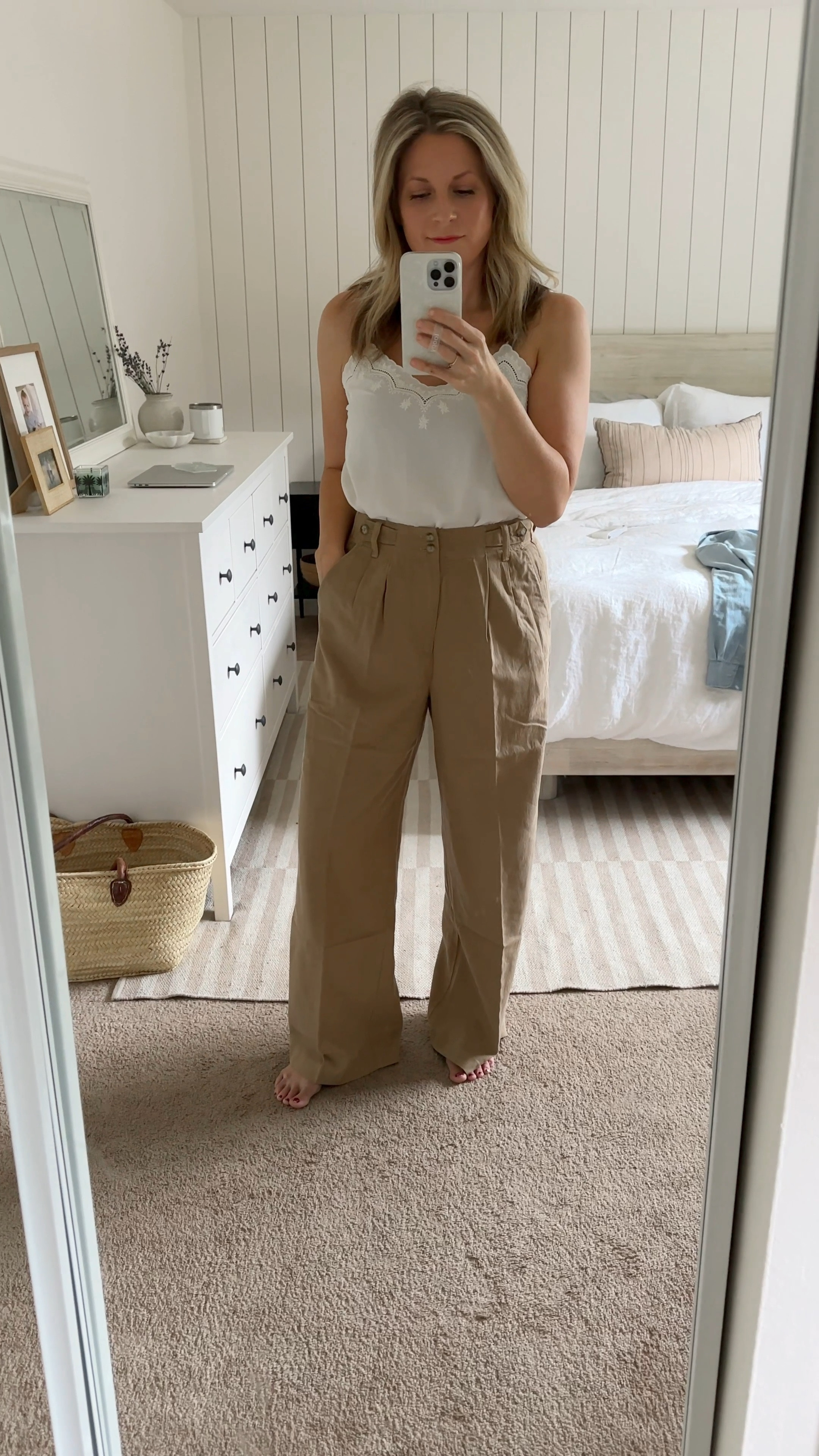 New favorite Madewell trousers! On sale. Went with my true size. 

#LTKxMadewell #LTKsalealert #LTKVideo