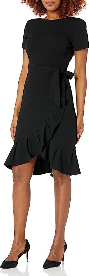 Calvin Klein Women's Tulip Sleeved Sheath Dress | Amazon (US)