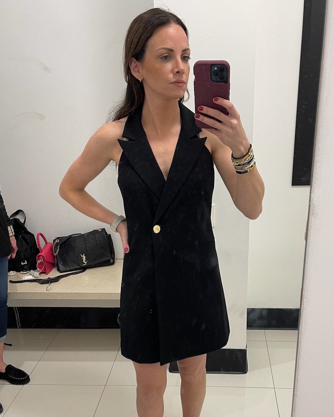 My Macys haul: black blazer dress, pink sleeveless suit set with skort, lavender purple long sleeve dress, white suit set, floral mini dress.

#LTKworkwear #LTKSeasonal #LTKparties