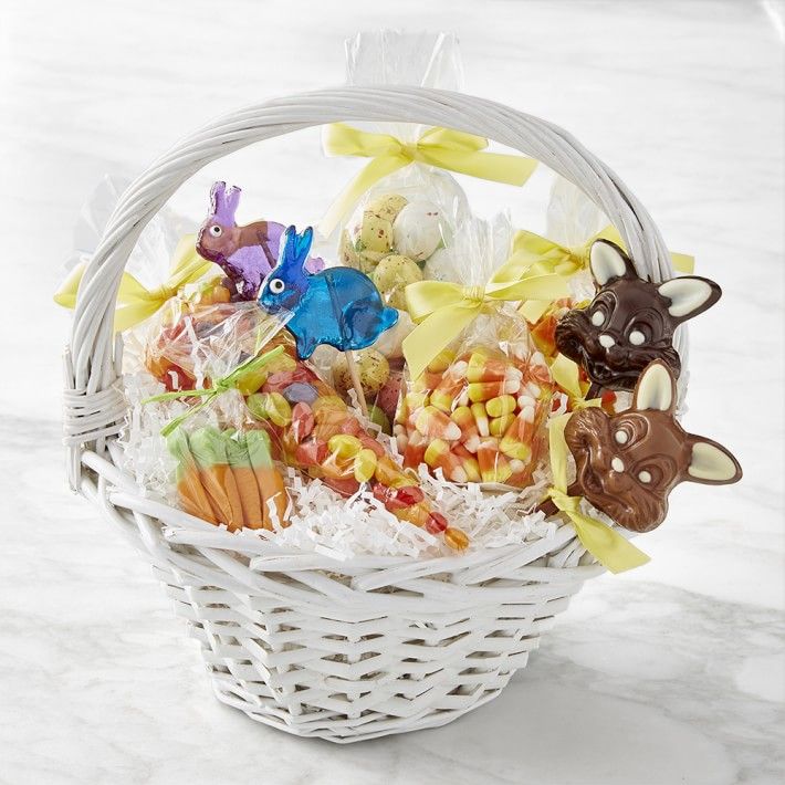 Chocolates Easter Chocolate & Candy Gift Basket | Williams-Sonoma