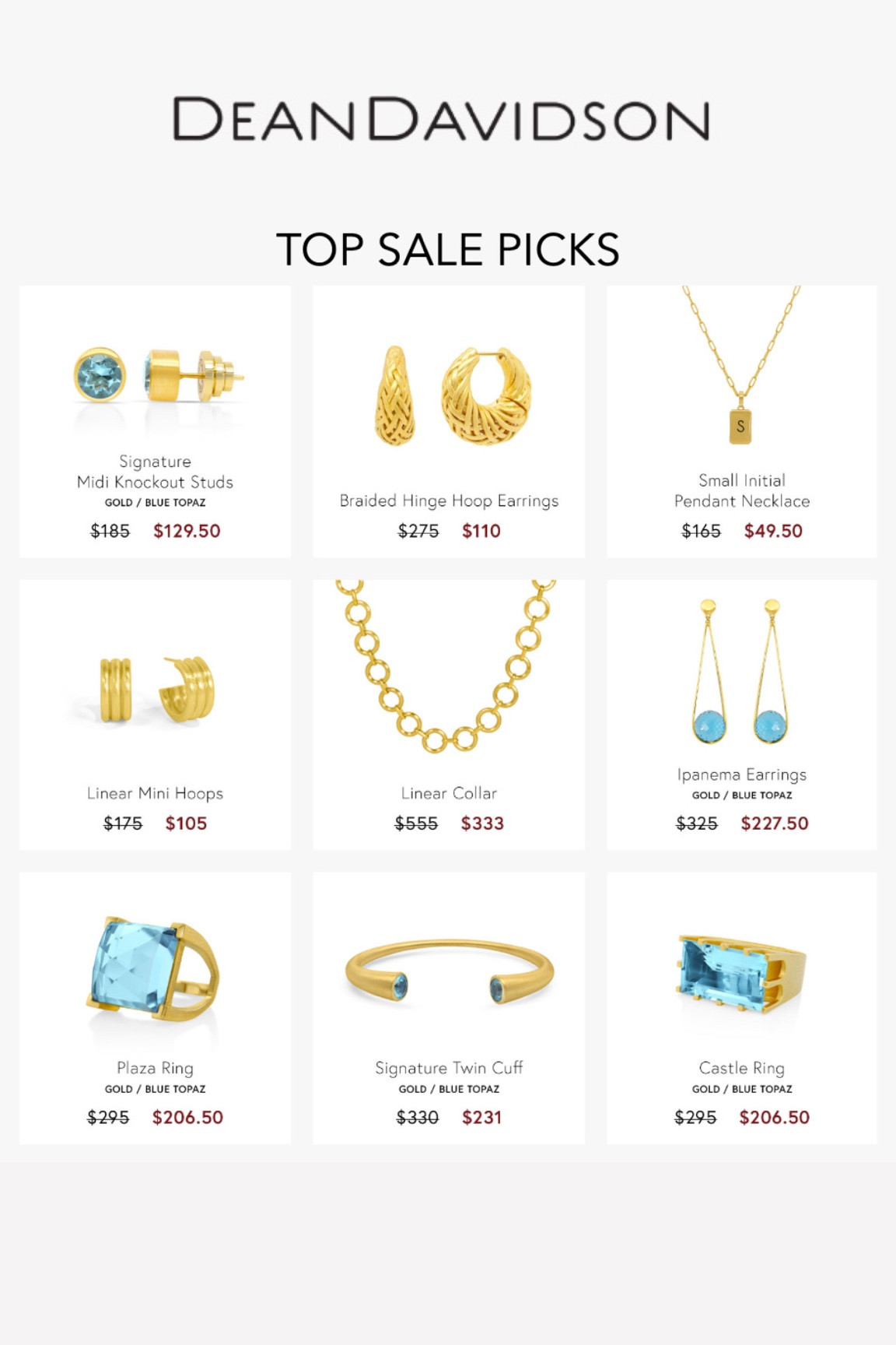 Dean Davidson MAJOR SALE #sale #gifts #jewelry #giftsforher 

Follow my shop @shesheshow on the @shop.LTK app to shop this post and get my exclusive app-only content!

#liketkit #LTKGiftGuide #LTKunder100 #LTKsalealert 

#LTKsalealert #LTKGiftGuide #LTKunder100