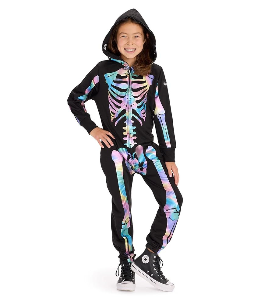 Tipsy Elves Kids Halloween Skeleton Costume - Unisex Skeleton Jumpsuit for Kids and Youth | Amazon (US)