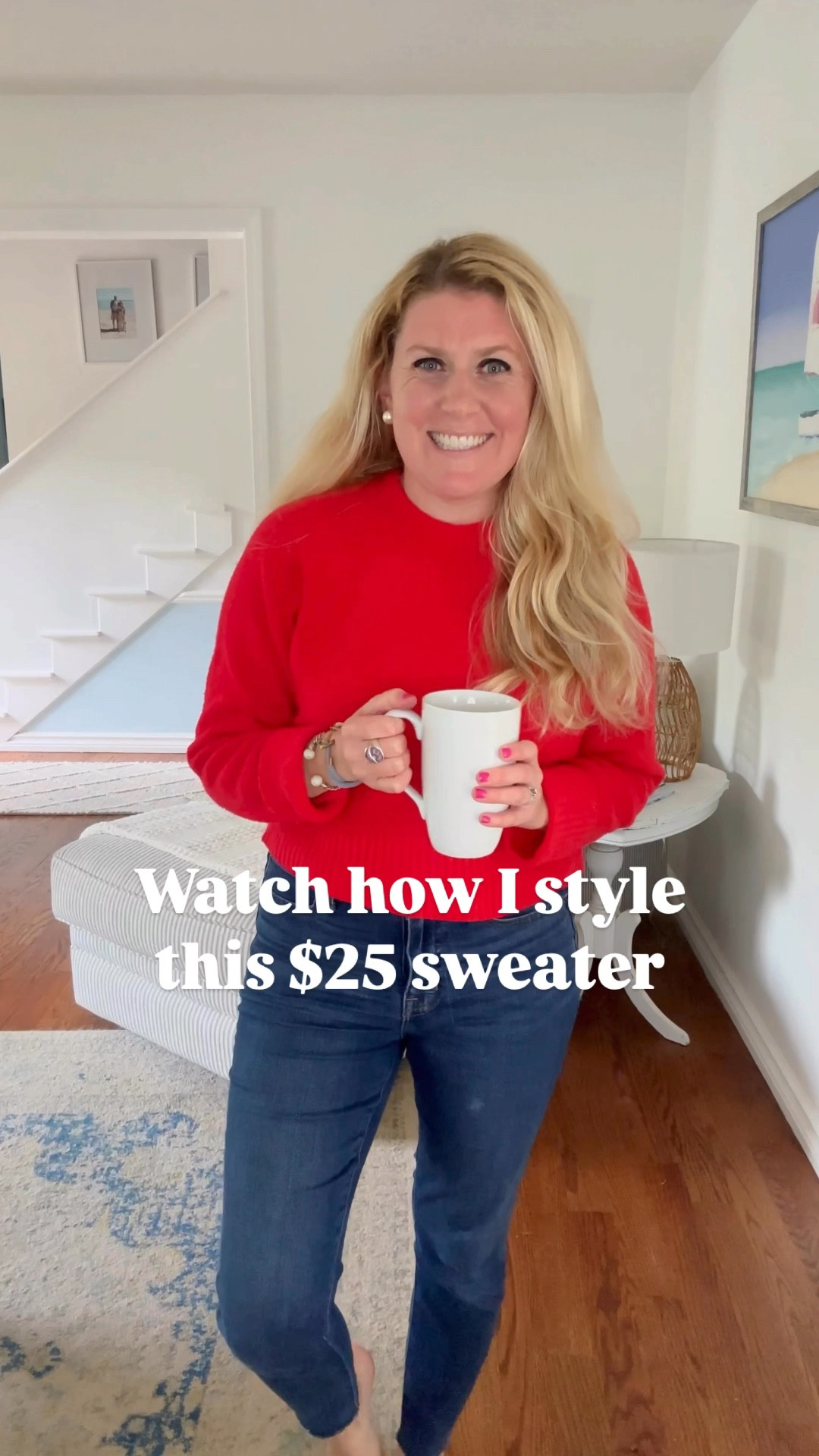 We all have crewneck sweaters in our closet. But how we style it can totally change how it looks. This $25 bright red crewneck one is great for fall! It’s classic in design but is just a teensy bit trendy with a cropped hem. Wear it to the pumpkin patch, out to lunch, school field trip, thanksgiving dinner, Christmas morning - it’s so versatile and can be worn for all occasions! 

Fall outfit, sweater, red sweater, fall style, crewneck sweater, denim jeans, fall shoes, loafers, brown crossbody, pearls, sunglasses, preppy 

#LTKSeasonal #LTKStyleTip #LTKFindsUnder50
