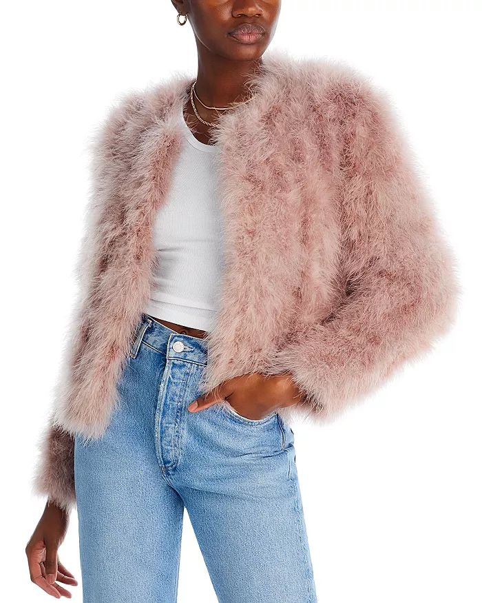 Feather Open Front Jacket - 100% Exclusive | Bloomingdale's (US)