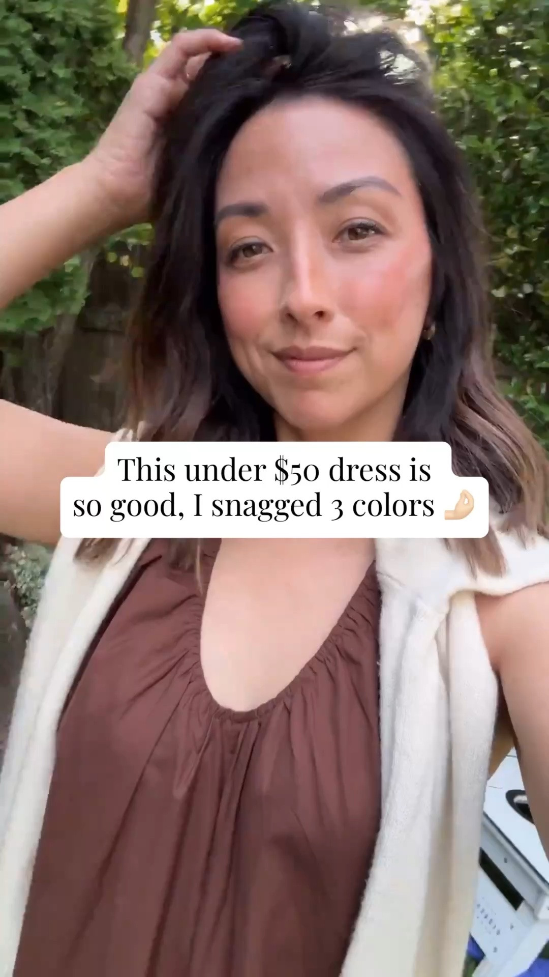 Easy petite-friendly maxi dress. Length is great. Has pockets. Love the neckline. 

Amazon dress xs
Everlane cashmere sweater xs
Tkees sandals 6. Run tts
Dorsey James necklace 15”
J.crew earrings (old) 

summer outfits, summer dresses, summer style

#LTKootd #LTKPetite #LTKSeasonal
