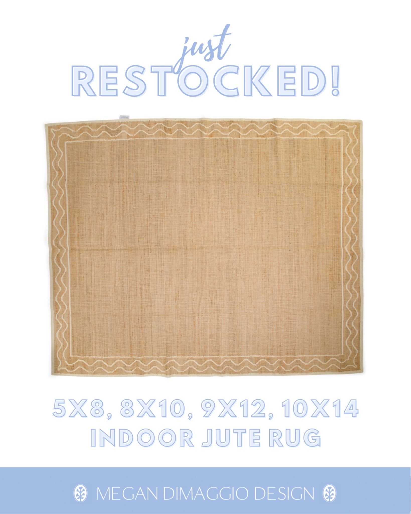 🏃🏼‍♀️🏃🏼‍♀️🏃🏼‍♀️ Best selling wave border wool & jute rug just restocked in all of the large sizes!!! Snag from 5x8 up to 10x14 for way less than retail!! Ships free & will go fast! 

#LTKHome #LTKSaleAlert