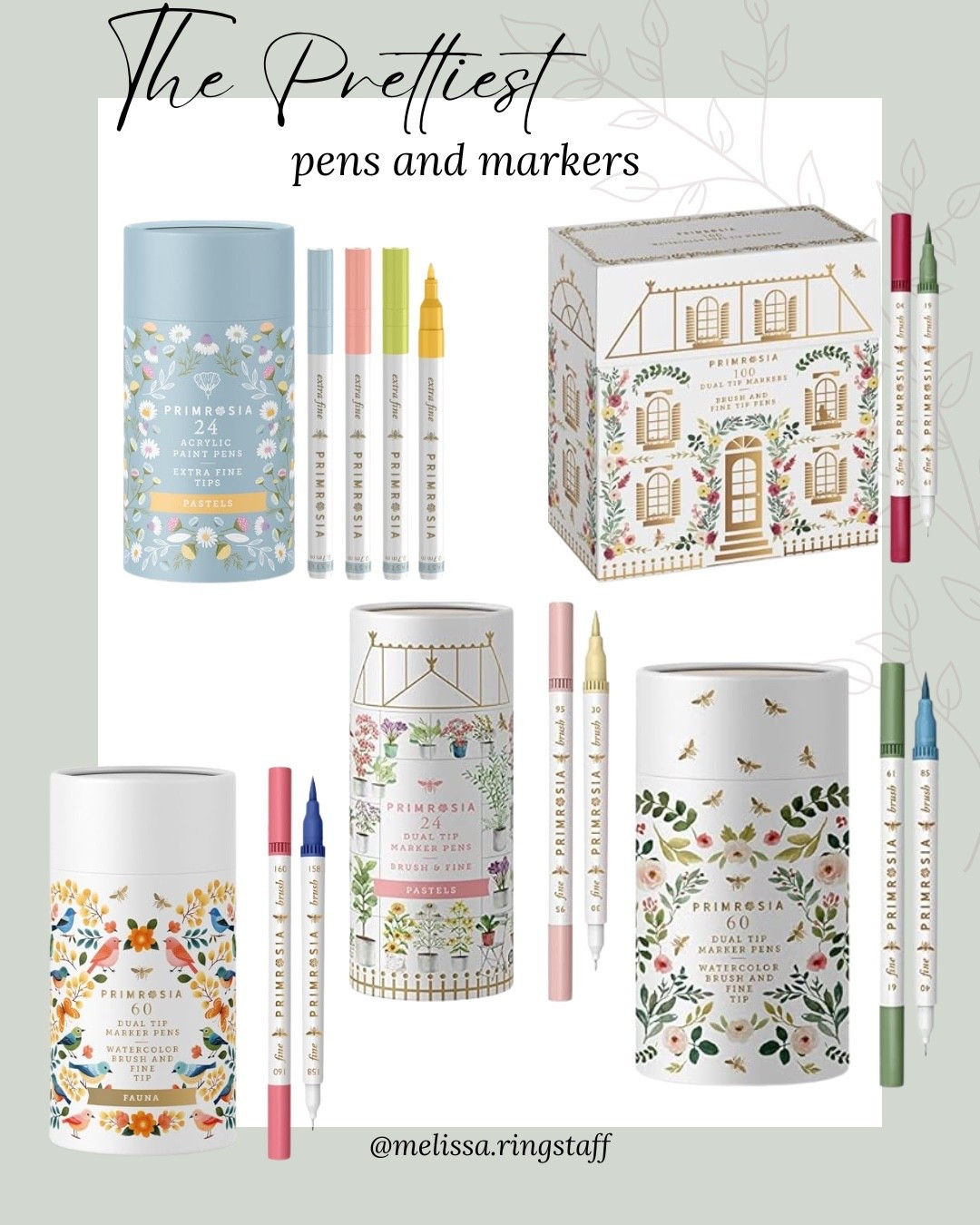 These brush and fine tip pens are beautiful! 

#LTKHome #LTKSeasonal #LTKFindsUnder50