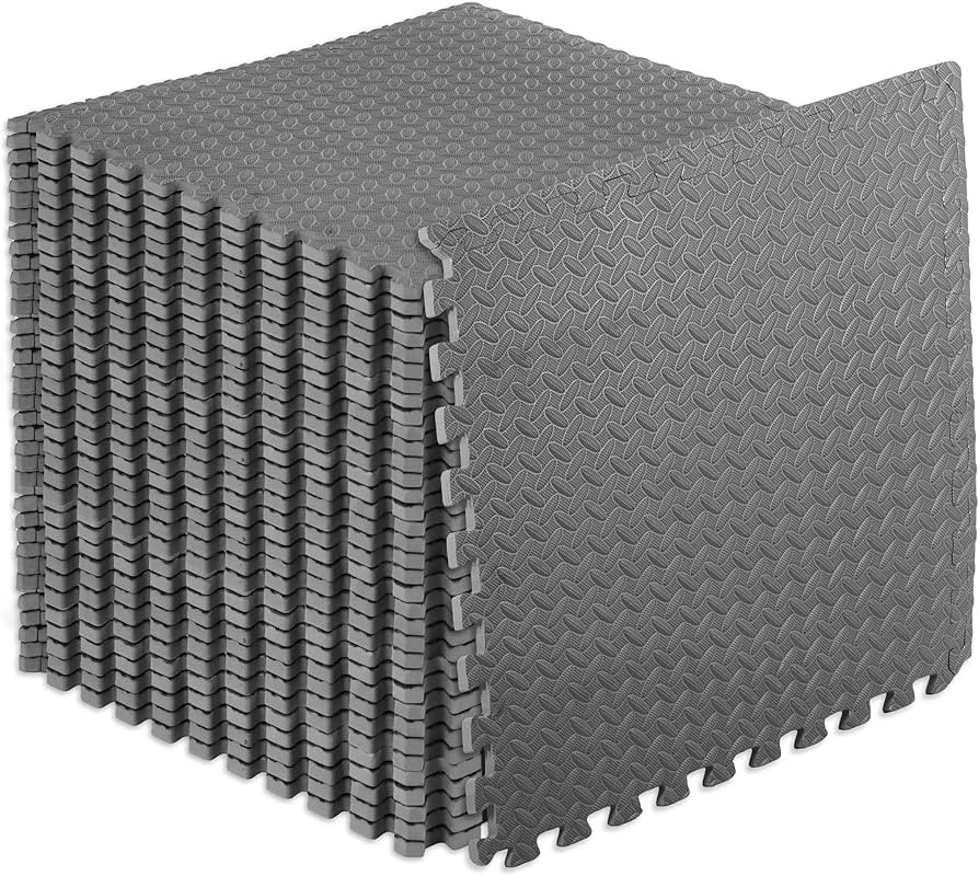 ProsourceFit Puzzle Exercise Mat ½ in, EVA Interlocking Foam Floor Tiles for Home Gym, Mat for H... | Amazon (US)