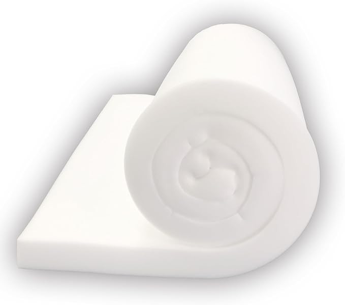Foamy Foam 2Pack High Density 1 inch Thick, 24 inch Wide, 72 inch Long Upholstery Foam, Cushion R... | Amazon (US)