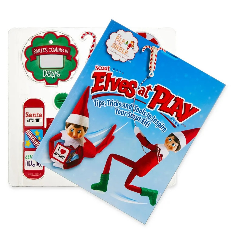 The Elf on the Shelf Scout Elves at Play Accessory Kit-Over 100 Days of Ideas! - Walmart.com | Walmart (US)