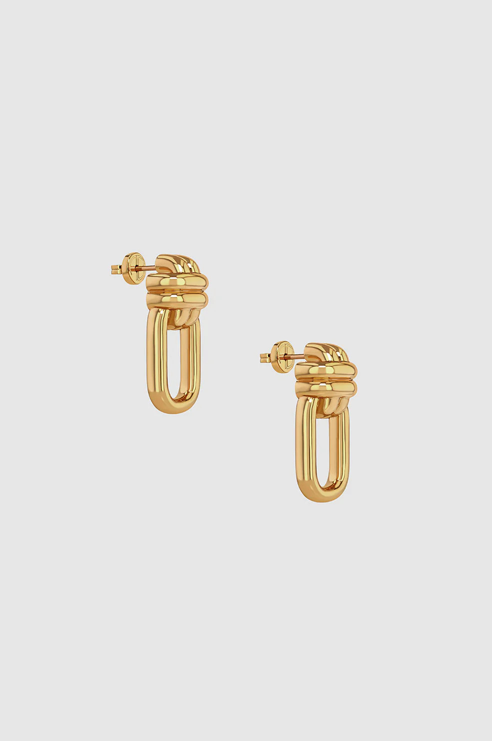 Signature Link Double Cross Earrings | Anine Bing