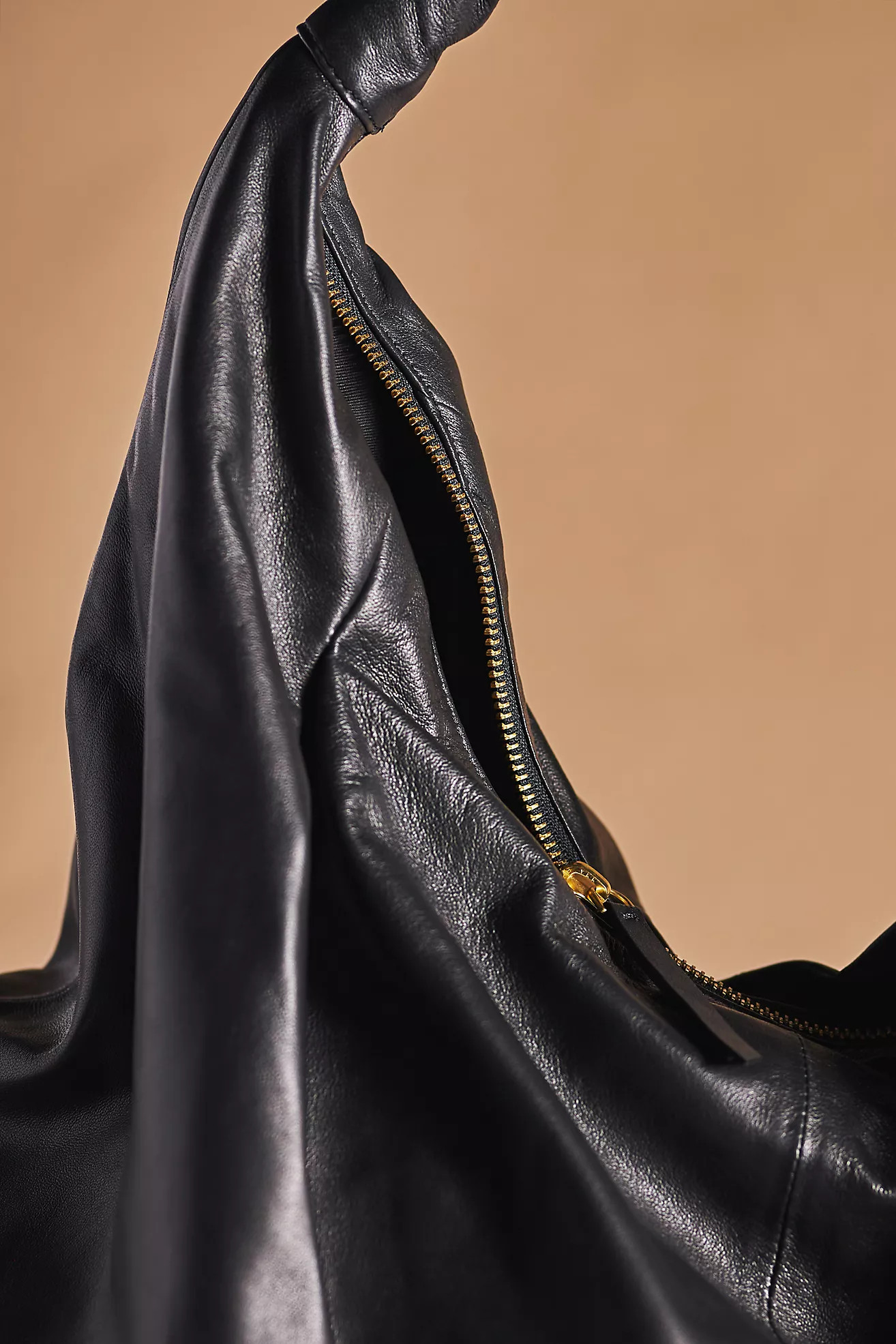 Slouchy Oversized Leather Tote | Anthropologie (US)