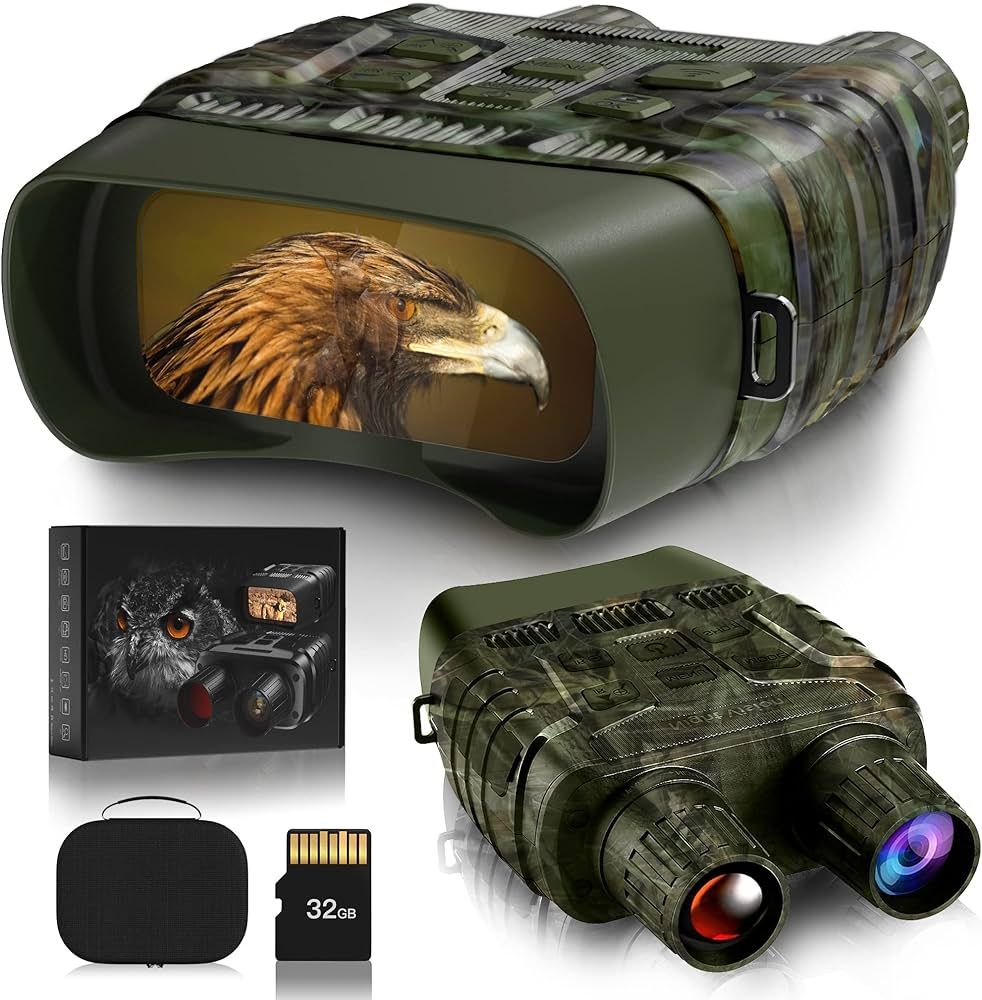 GTHUNDER Night Vision Binoculars - FHD Infrared Digital Night Vision Goggles with Distant Night V... | Amazon (US)
