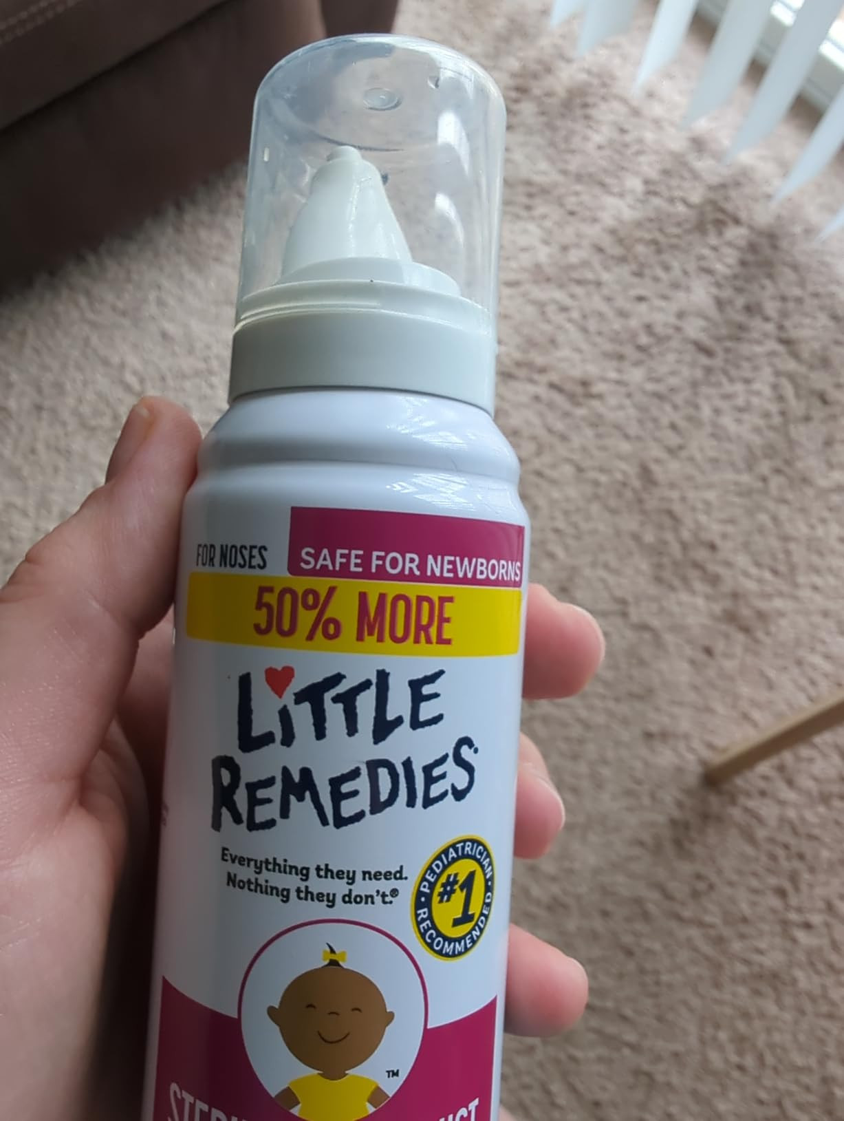 Little Remedies Sterile Saline Nasal Mist, Safe for Newborns, 3 oz | Amazon (US)