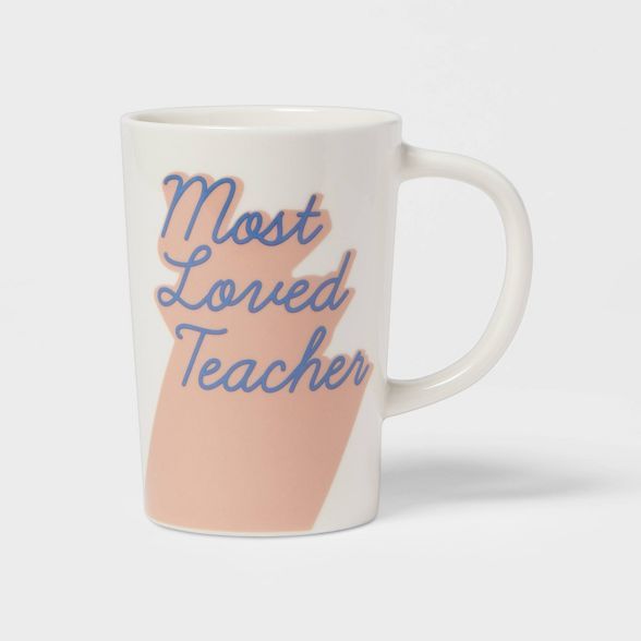 16oz Stoneware Most Loved Teacher Mug - Room Essentials™ | Target