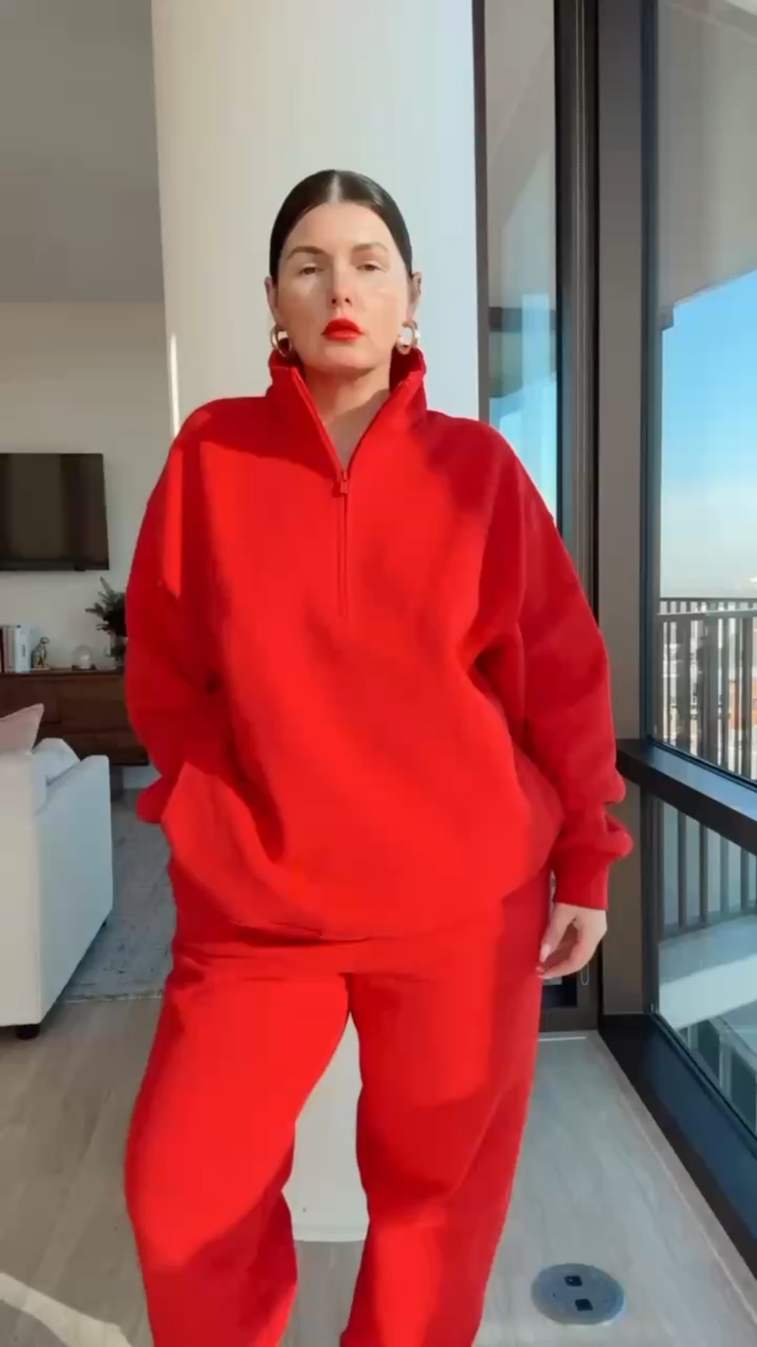 Wearing a size up in red Aritzia sweatsuit 

#LTKootd #LTKgrwm #LTKHoliday

#LTKGiftGuide #LTKootd #LTKSeasonal