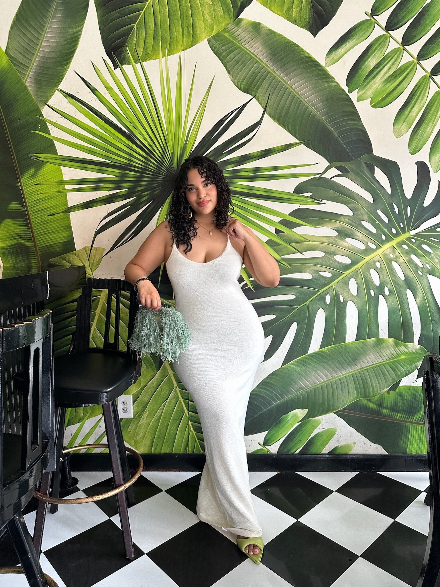 Wearing a large ❤️