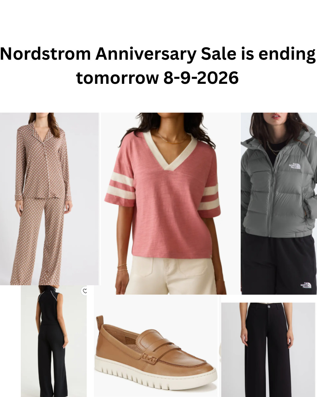 Nordstrom Anniversary Sale is ending tomorrow 8-9-2026. Stock up on your favorites and take advantage of this sale.  #ad

#LTKootd #LTKSaleAlert