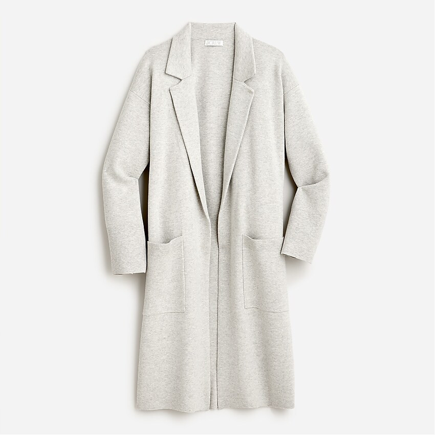 Ella open-front long sweater-blazer | J. Crew US